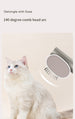 Pet Grooming Comb for Cats and Dogs with Hair Cleaner and Comfortable Grip