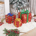 Festive Christmas Gift Box Set of 3 Decorative Indoor Lights for Holidays
