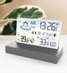 Transparent Glass Weather Clock Color Screen RF Wireless Multi Function Electronic Clock