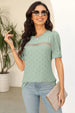 Patchwork Round Neck Pullover T-Shirt With Simple And Modern Aesthetic