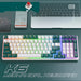 K6 Wireless 5.0 BT 2.4 Ghz Wired Three Modes Backlit 100 Keys Gamer Mechanical Keyboard