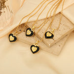 Heart Shape Titanium Steel Pendant Necklace for Women’s Everyday Style