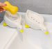 Cute Yellow Duck Soap Box With Drainage For Sink And Bathroom Organization