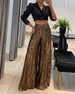 Women Casual Night Out Party Leggings Glamorous Sexy Bling Bling Trouser Pants