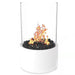 Portable Stainless Steel Desktop Alcohol Fireplace with Glass Atmosphere Light
