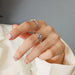 Titanium Steel Knot Ring for Women – Minimalist Intertwined Design