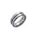 Men’s Domineering Ring - Blue Student Tail Ring with Unique Design