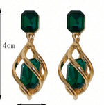 Light Luxury Creative Fashionable Emerald Women's Earrings Jewelry