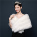 Bridal Fur Shawl and Warm Cloak for Wedding Dress and Cheongsam