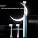 Three-Sided Rechargeable Electric Toothbrush with Sonic Vibration and Waterproof Design