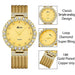 Women's Luxury Waterproof Watch – Elegant Diamond Bracelet Quartz Wristwatch