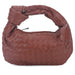 Woven Designer Handbag - Fashionable Cowhorn Knotted Bag for Stylish Carrying