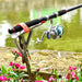 Stainless Steel Fishing Rod Holder & Tackle Storage Bracket for Outdoor Use