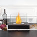 Square Four-Sided Alcohol Fireplace Lamp for Bar, Home & Desktop Decoration