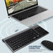 Advanced 2.4G Wireless Keyboard and Mouse Kit with Compact Design for Efficient Typing and Navigation