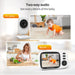 Wireless Video Baby Monitor Night Vision Security Camera with 2-Way Audio
