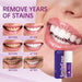 Purple Color Toothpaste Teeth Whitening Reduce Yellowing Tooth Cleaner