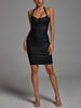 European American Sexy Halter Neck Bodycon Dress for Party and Night Out