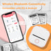 Portable Mini Thermal Printer Pocket Label Printer Self-Adhesive Paper