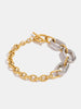 18K Gold-Plated Stainless Steel Classic Chunky Chain Bracelet