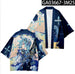 Anime Peripheral Clothes Haori Kimono Cloak Men's Fashion T-Shirt