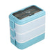 Stainless Steel Lunch Box Heating Insulation Multi-Layer Microwave Lunch Box
