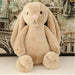 Embroidered Plush Bunny Doll with Long Ears – Soft Sleeping Toy for Babies