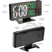 LED Projection Alarm Clock with Time, Temperature Display and Snooze Function