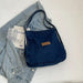 Denim Shoulder Bag with Adjustable Strap – Casual Everyday Carryall