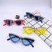 Fashion Kids Sunglasses Diamond Solid Color UV400 Protection Outdoor Use