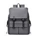 PU Leather Backpack with Multi-Pockets and Adjustable Shoulder Straps