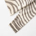Zebra Print Long Sleeve Knit Sweater with Round Neck – Women