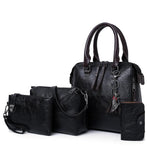 4-in-1 Multi-Purpose Designer Leather Handbag for Women - Stylish & Functional