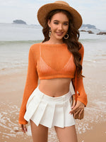 Lightweight Long Sleeve Pullover Knitted Sweater Combo for Women