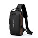 Waterproof Anti-Theft Sling Bag with USB and Password Lock for Men