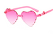 Retro Heart-Shaped Kids Sunglasses UV400 Protection Cute Cartoon Eyewear