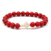 Unisex Beaded Cross Charm Bracelet – Fashion Jewelry Accessory
