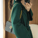 Cashmere Loose Double-Sided Lace-Up Coat Women's Long Outerwear