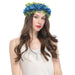 Handmade Velvet Flower Wreath Headband for Weddings and Vacations