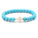 Unisex Beaded Cross Charm Bracelet – Fashion Jewelry Accessory