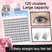Sunflower Comics Thick Natural Look False Eyelashes in Segmented Layers