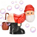 Electric Santa Claus Bubbles Machine Blowing Bubbles Toy Decorations