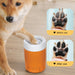 Pet Paw Cleaning Cup with Towel Feature for Easy Dog & Cat Foot Washing
