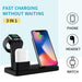 Wireless 3-in-1 Charging Station for iPhone, Earphones & Smartwatches