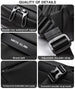 Men's Multifunctional Chest Bag with Shoulder Strap and Waist Pack Use