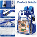 Transparent Blue Body Backpack – Stylish Lightweight Daily Bag