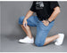 Oversized Denim Shorts – High-Waisted Stretch Jeans for Men in Summer