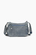 Denim Crossbody Bag with Adjustable Strap and Everyday Storage Design