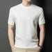 Men’s Knitted Short-Sleeve Round Neck Sweater T-Shirt