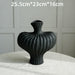 High-End Plastic Art Vase With Ceramic Look Perfect For Living Room And Desktop Decor